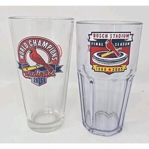 MLB St. Cardinals World Champion Glass - Final Season Plastic Cup 24oz U273